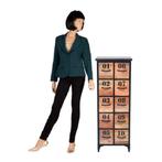 Industriële Retro Vintage Mango Houten Ladekast Balinees, Huis en Inrichting, Minder dan 50 cm, Info@dehanzeherten.nl, Vintage, Industrieel, Retro, Balinees