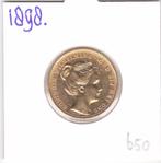 Gouden tientje 1898 Kroningsjaar voor 650 euro, Koningin Wilhelmina, Losse munt, 10 gulden, Goud