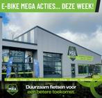 ACTIES! MEGAKORTINGEN! Deze hele week! Grootste E-Bike Store, Fietsen en Brommers, Elektrische fietsen, Gebruikt, 50 km per accu of meer