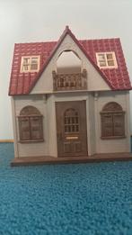 Sylvanian families huis met accessoires, Verzamelen, Poppenhuizen en Toebehoren, Ophalen of Verzenden, Zo goed als nieuw, Poppenhuis