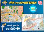 Jan van Haasteren puzzels, 2 in 1 doos, Ophalen, Zo goed als nieuw