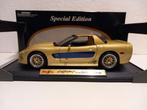 Chevrolet Corvette gold Guldstrand Maisto metal 1:18 KRD, Ophalen of Verzenden, Zo goed als nieuw, Auto, Maisto