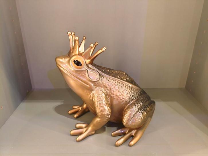 Efteling exclusief kikkerkoning beeld Sens, Verzamelen, Efteling, Nieuw, Beeldje of Poppetje, Ophalen of Verzenden