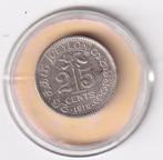 Ceylon 25 Cent 1919 Zeer Goed, Verzenden, Zuid-Azië, Losse munt, Zilver