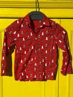Foute kerst overhemd maat 122, Ophalen, Zo goed als nieuw, Jongen, Overhemd of Blouse