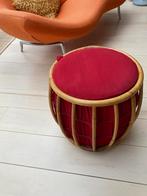 Vintage retro Rohe Noordwolde rotan wolmand niet gratis, Ophalen, Zo goed als nieuw, Rond, Minder dan 50 cm