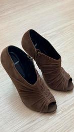 Pierre Hardy Leren Enkellaarzen met Hak-Bruin, Ophalen of Verzenden, Zo goed als nieuw, Bruin