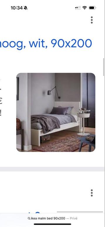 IKEA MALM bed, gedemonteerd - afbeelding 2