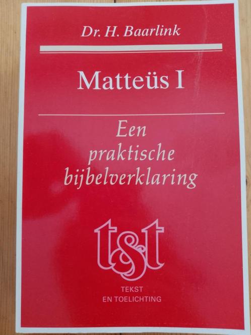 H. Baarlink, Mattheüs I (serie Tekst en Toelichting), Boeken, Godsdienst en Theologie, Gelezen, Christendom | Protestants, Verzenden