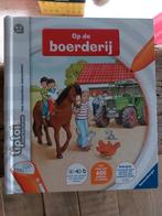 Tiptoi boek Op de Boerderij, Ophalen of Verzenden, Zo goed als nieuw, Ontdekken, Met geluid