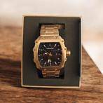 Stoer heren horloge zilver,zwart of goudkleurig, Sieraden, Tassen en Uiterlijk, Horloges | Heren, Ophalen of Verzenden, Nieuw