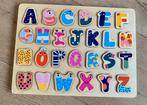 Hema inlegpuzzel hout letters, Kinderen en Baby's, Speelgoed | Kinderpuzzels, 10 tot 50 stukjes, Van hout, Ophalen of Verzenden