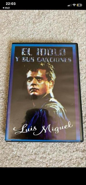 Luis Miguel - El Idolo y Sus Canciones DVD beschikbaar voor biedingen
