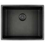 CARESSI CAGRPP50BK-FL Black Line Spoelbak  NIEUW IN DOOS, Huis en Inrichting, Keuken | Keukenelementen, Zwart, Nieuw, Minder dan 100 cm