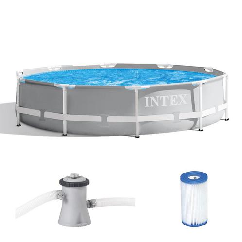 Intex zwembad, Tuin en Terras, Zwembaden, Zo goed als nieuw, Minder dan 80 cm, 200 tot 400 cm, Rechthoekig, Ophalen