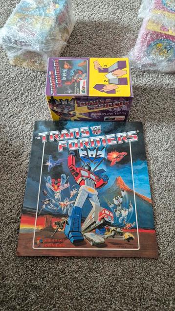 Panini Transformers Leeg Album + Sealed Box 1991 beschikbaar voor biedingen