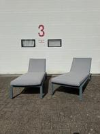 Gandia Blasco ligbed set van 2 stuks (tuin/serre), Ophalen, Gebruikt, Aluminium, X
