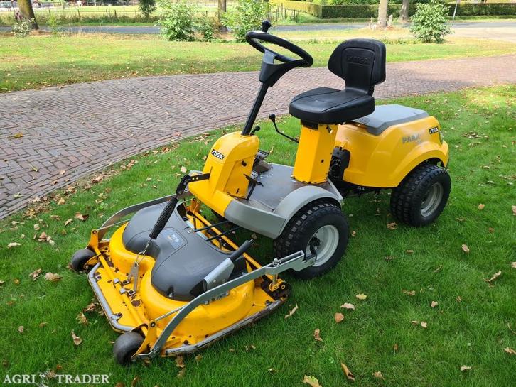 Stiga park Compact 16 zitmaaier frontmaaier hydrostaat, Tuin en Terras, Zitmaaiers, Gebruikt, 90 tot 120 cm, Elektrische starter
