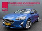 Ford Focus BWJ 2020 1.0 EcoBoost 126 PK Titanium Business AP, Stof, Gebruikt, Met garantie (alle), Blauw
