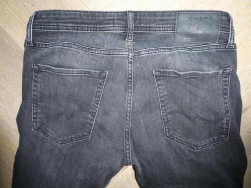 Zwarte Jack & Jones broek, Spray On/Tom maat 32-34, Kleding | Heren, Spijkerbroeken en Jeans, Zo goed als nieuw, W32 (confectie 46) of kleiner