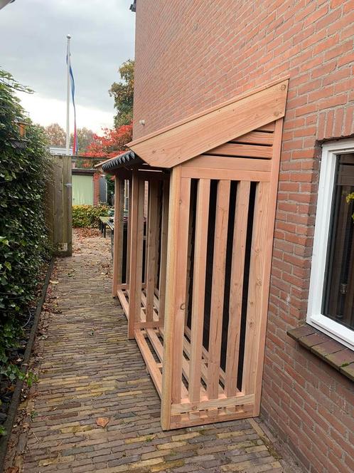 Houthok/berging op maat gemaakt., Tuin en Terras, Haardhout, Blokken, Overige houtsoorten, 6 m³ of meer, Verzenden