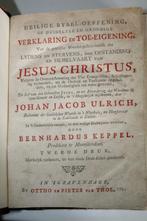 J.J. Ulrich - Heilige Bybel-Oeffening (1771), Antiek en Kunst, Ophalen of Verzenden