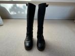 Zwarte laarzen Hugo Boss maat 41, Kleding | Dames, Hoge laarzen, Verzenden, Zwart, Gedragen