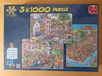 Jan van Haasteren puzzel: 3x 1000 stukjes, Ophalen of Verzenden, Meer dan 1500 stukjes, Nieuw, Legpuzzel