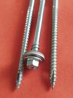 50-100st Verzinkte Sandwich paneelschroeven 6.5 x125 mm wand, Ophalen of Verzenden, Nieuw, 250 cm of meer, Palen