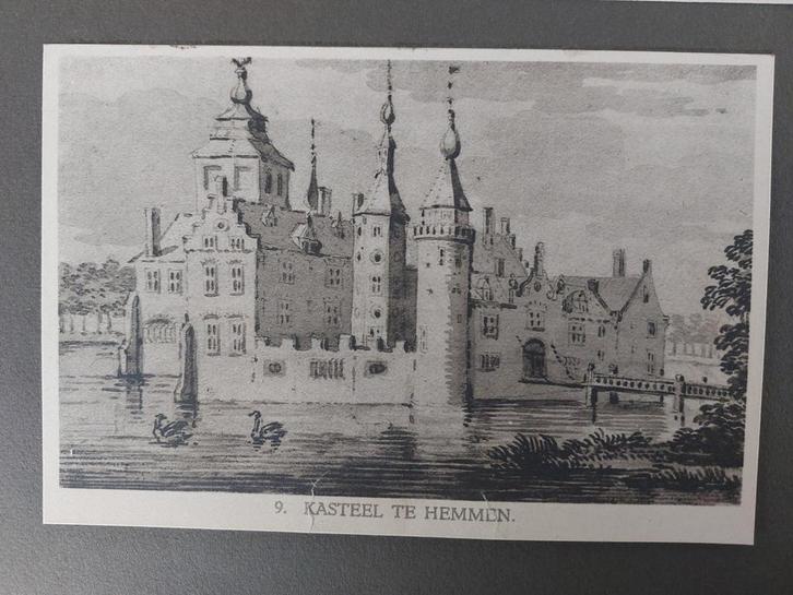 09 / Hemmen het Kasteel Lichtdruk 1922, Antiek en Kunst, Kunst | Litho's en Zeefdrukken, Ophalen of Verzenden