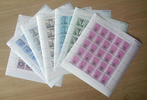 Spanje, 1967 complete serie in vellen van 25 stuks., Postzegels en Munten, Postzegels | Europa | Spanje, Postfris, Verzenden
