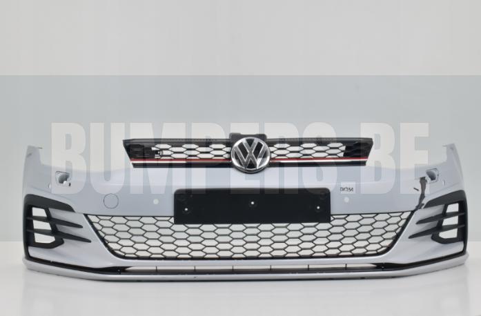 Bumper VOLKSWAGEN GOLF 7 GTI FACELIFT 2017- 4XPDC Voorbumper, Auto-onderdelen, Carrosserie en Plaatwerk, Bumper, Voor, Gebruikt