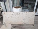 Marmer blad 155 op 60 cm, Huis en Inrichting, Woonaccessoires | Zuilen en Pilaren, Ophalen, Gebruikt