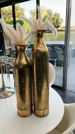 Gouden vazen, Overige materialen, Overige kleuren, 50 tot 75 cm, Ophalen of Verzenden