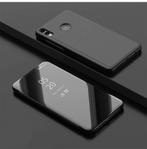 Clear View Stand Cover Set voor Redmi Note 7 _ Zwart, Verzenden, Nieuw, Hoesje of Tasje
