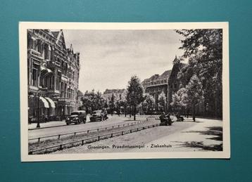 Ansichtkaart Groningen Praediniussingel - Ziekenhuis - 1935 beschikbaar voor biedingen