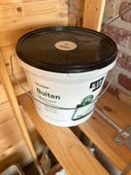 Emmer Karwei Buiten Muurverf Wit, Doe-het-zelf en Verbouw, Verf, Beits en Lak, Gebruikt, 5 tot 10 liter, Wit, Ophalen of Verzenden