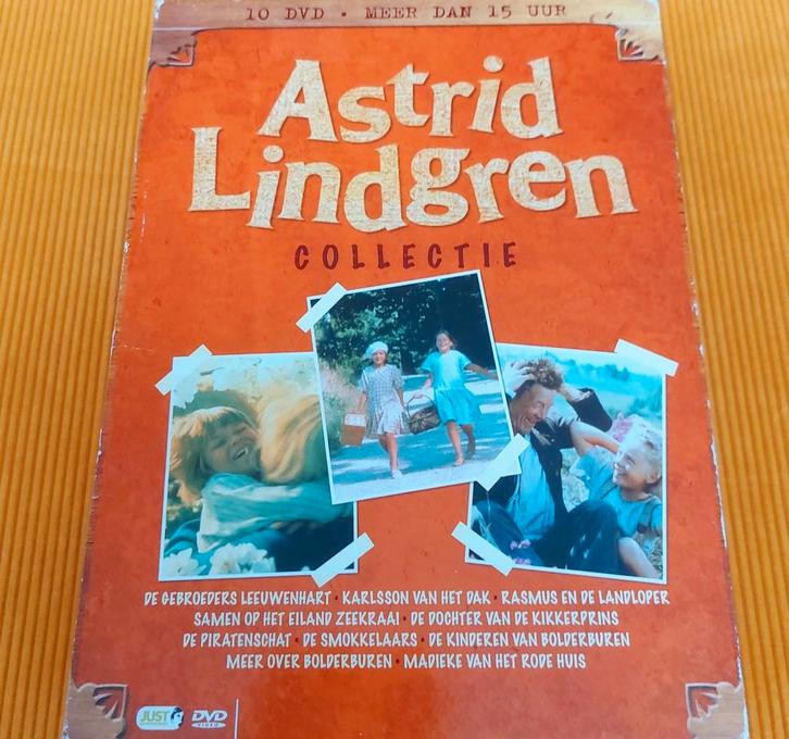 Astrid Lindgren collectie (10 film Boxset), Cd's en Dvd's, Dvd's | Kinderen en Jeugd, Zo goed als nieuw, Boxset, Alle leeftijden