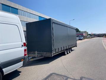 Hulco aanhanger Medax 3  6.11 x 2.23 met huif 3500 kg comple beschikbaar voor biedingen