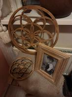 Zgan Landelijke Sobere Houten Woonaccessoires, Huis en Inrichting, Woonaccessoires | Overige, Ophalen of Verzenden, Zo goed als nieuw