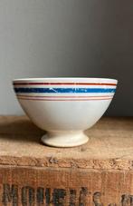 Franse spoelkom rode en blauwe streep, Antiek en Kunst, Curiosa en Brocante, Ophalen of Verzenden