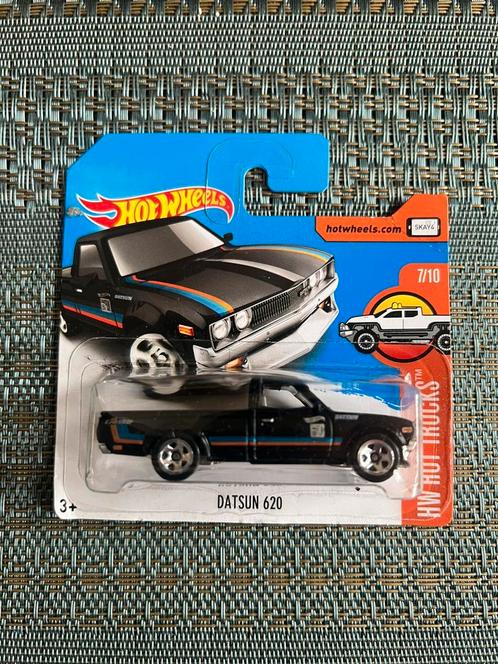 Hothweels Datsun 620 Pick Up, Hobby en Vrije tijd, Modelauto's | Overige schalen, Zo goed als nieuw, Auto, Ophalen of Verzenden