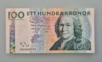 Bankbiljet - 100 Kronor - Zweden, Ophalen of Verzenden, Overige landen, Los biljet