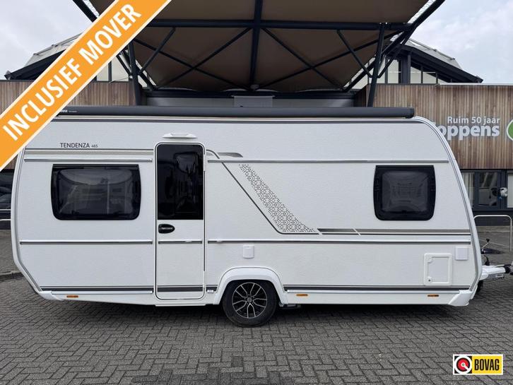 Fendt Tendenza 465 SFB 2024 LUIFEL MOVER / AIRCO ALKO ATC, Caravans en Kamperen, Caravans, Bedrijf, tot en met 4, 1250 - 1500 kg