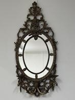antieke spiegel, Ophalen of Verzenden, Ovaal, Minder dan 50 cm, 100 tot 150 cm