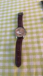 Daniel Hechter heren horloge, Overige merken, Leer, Staal, Ophalen of Verzenden