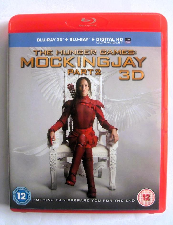 The Hunger Games - Mockingjay 2 (originele bluray) 2D & 3D, Cd's en Dvd's, Blu-ray, Zo goed als nieuw, Science Fiction en Fantasy