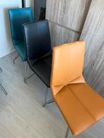 Gratis - 6 eetkamerstoelen van het merk Xooon, Huis en Inrichting, Stoelen, Ophalen, Gebruikt, Blauw
