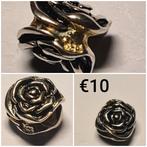 Bedel zilver roos * meer zilveren bedels te koop *, Pandora, Ophalen of Verzenden, Zo goed als nieuw, 1 bedel