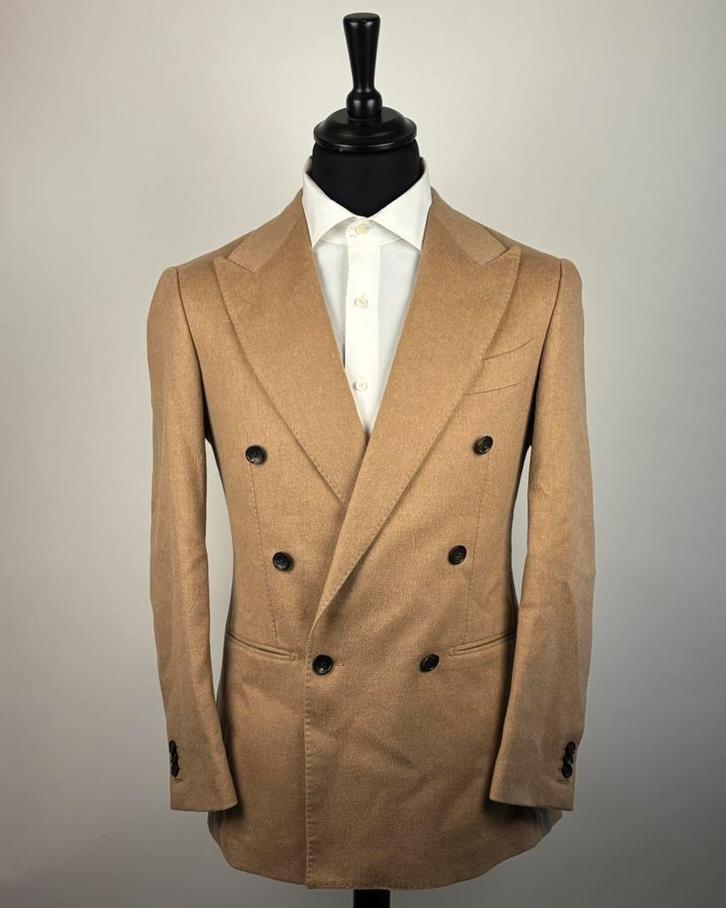 Pure camel Suitsupply blazer 48, Kleding | Heren, Kostuums en Colberts, Nieuw, Maat 48/50 (M), Bruin, Ophalen of Verzenden